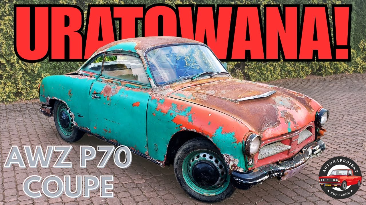 SAMOCH&Oacute;D Z DUROPLASTU - JEDEN Z 1500 sztuk! | Uratowana Petka AWZ P70 Coupe