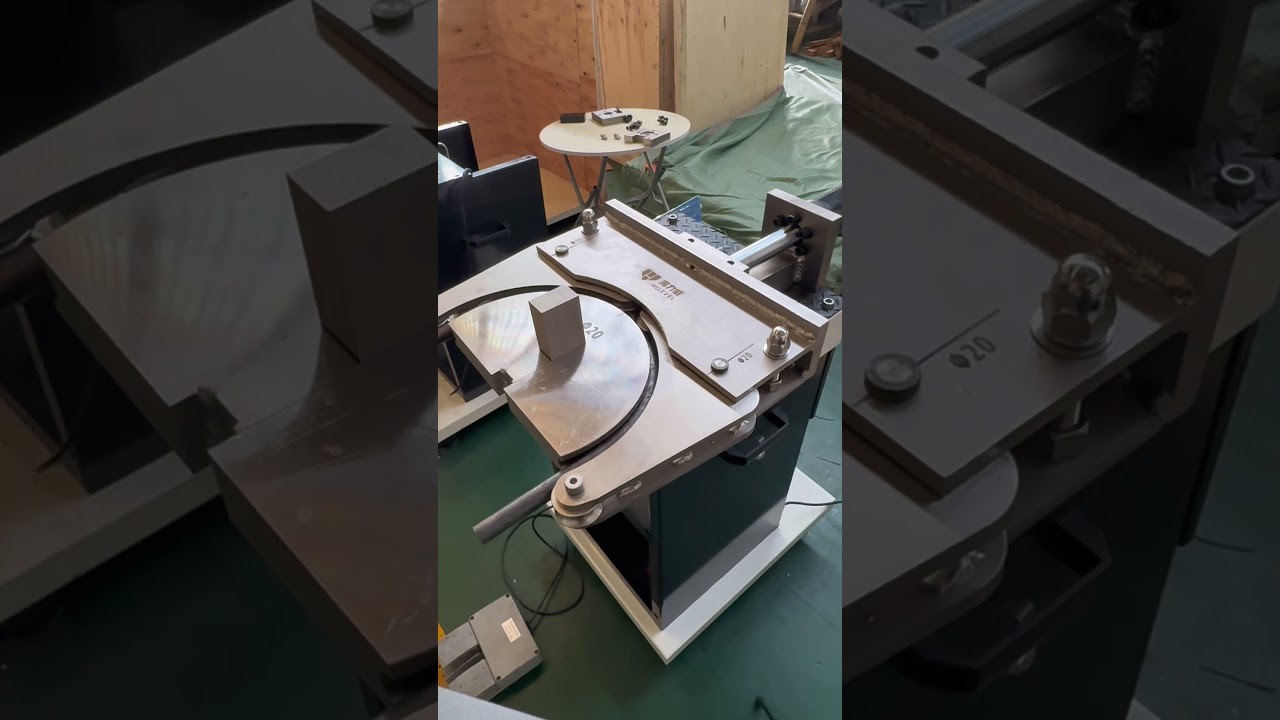 MOBILE PIPE BENDER FACTORY WhatsApp: ⁨ +8617771428617#hydraulic #pipebender  #bendingmachine
