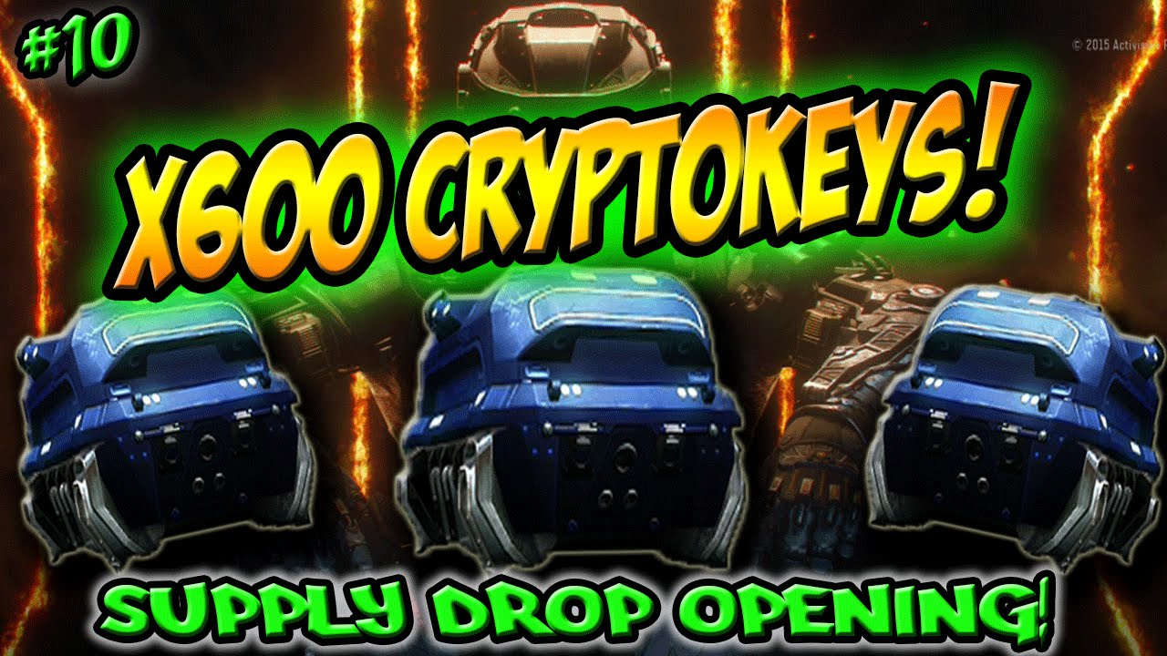 Black Ops 3 EPIC Supply Drop Opening! 600 Cryptokeys - Rare Supply Drops Only - BO3