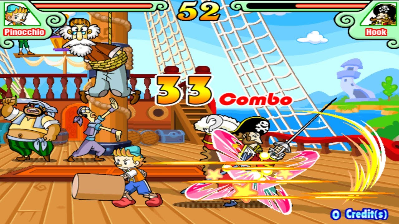 Fearless Pinocchio (IGS 2006) - All characters - With synchronized sound - Gameplay