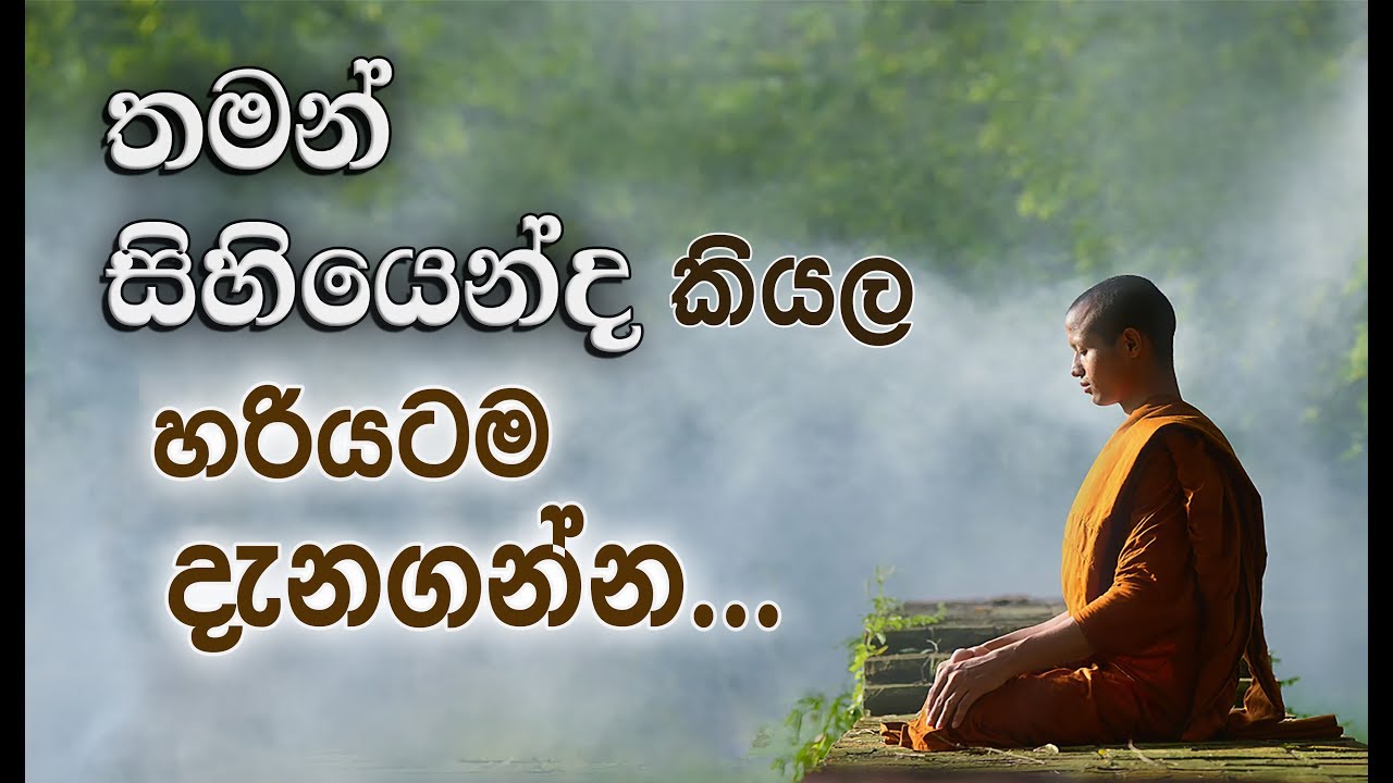 සිහියෙන් දැනගැනීම... _Niwan Dakimu