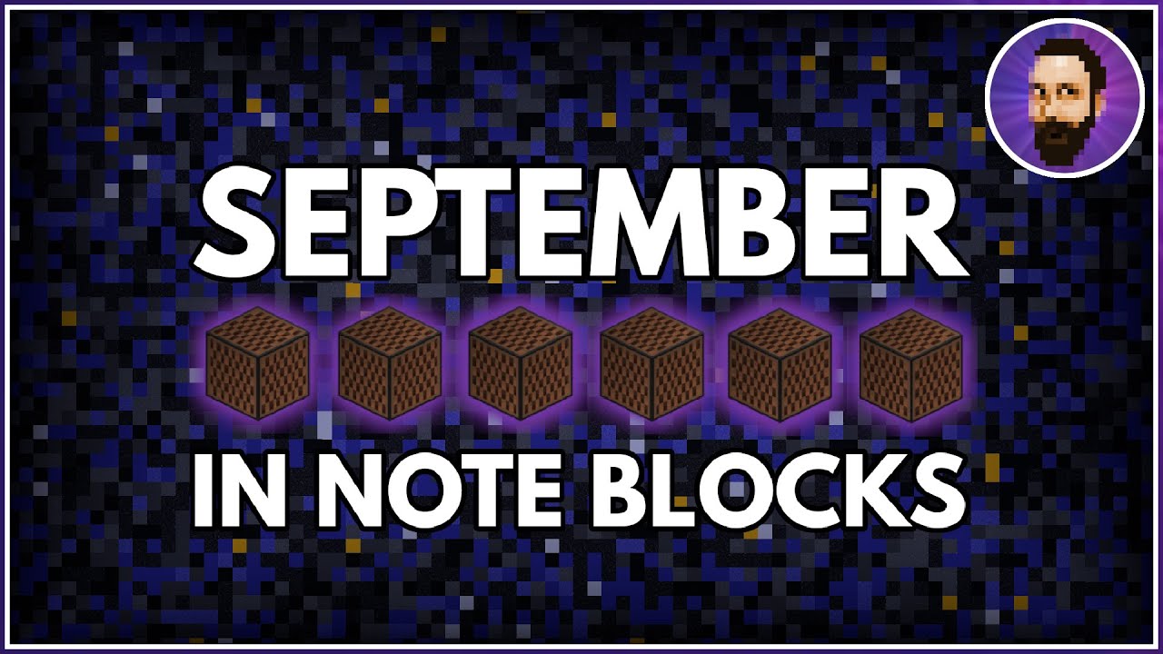 September, but it's all Minecraft Note Blocks  ♪ Earth, Wind & Fire (Lyrics)