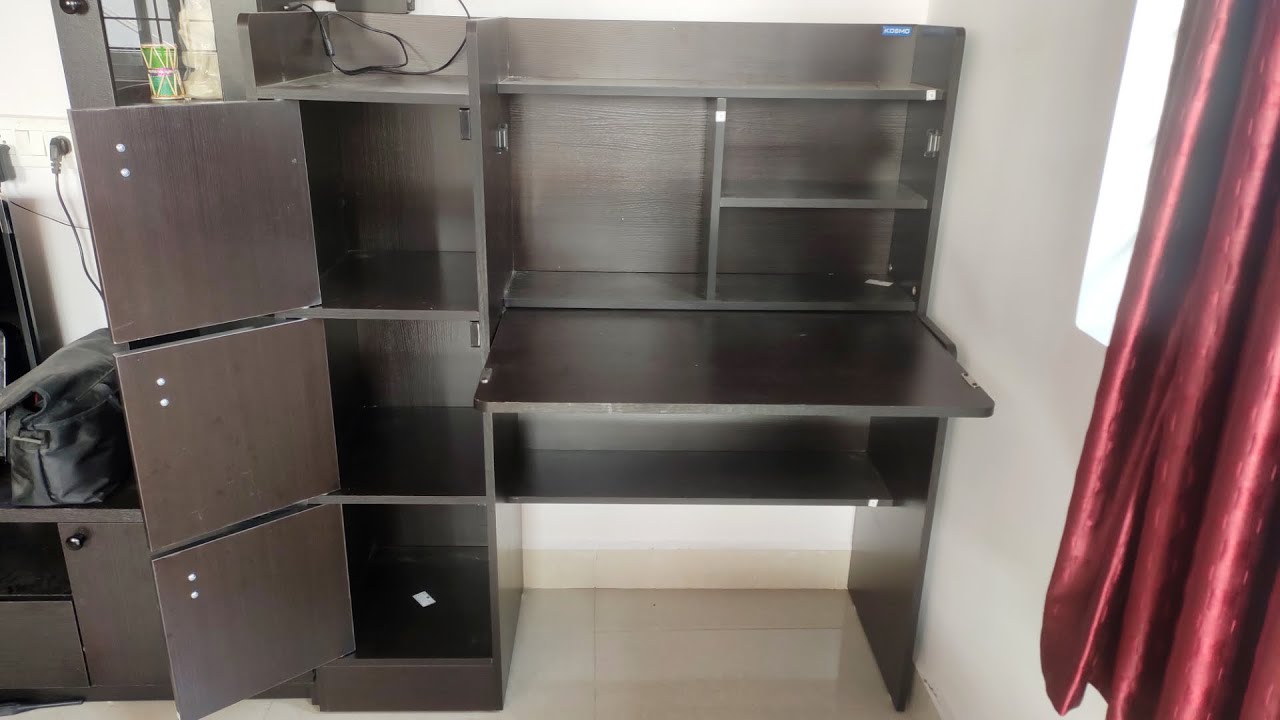 Spacewood Winner Engineered Wood Study Table Review Installation Unboxing