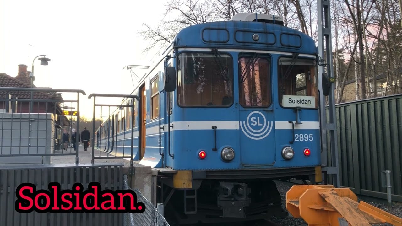 Resan med 4 vagnars tåg från Igelboda till Solsidan.