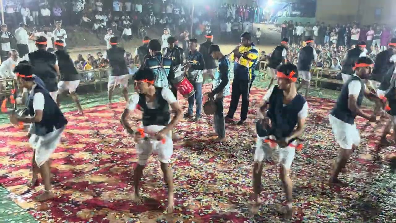 साई खालुबाजा गांधारपाले + आई कालकाई देवी लेझिम पथक गांधारपाले ||लेझिम स्पर्धा शेळटोली 