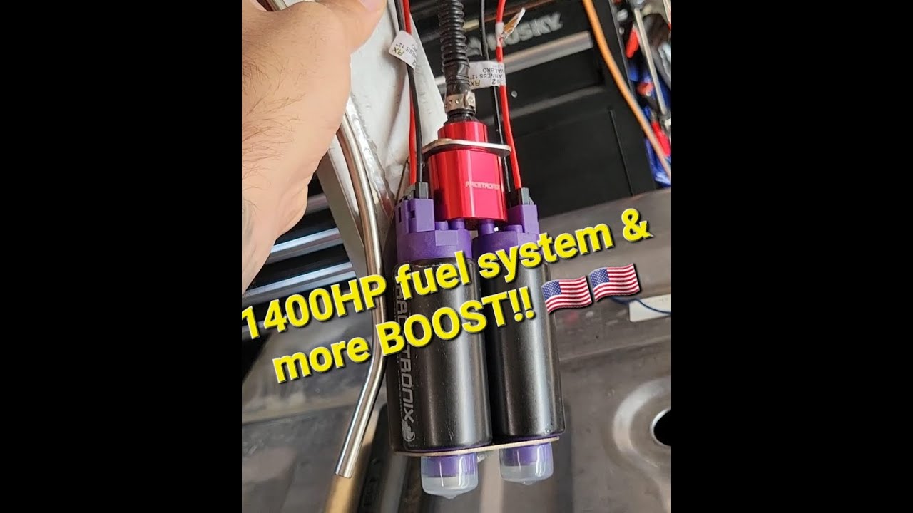 1400HP fuel system & more BOOST!!