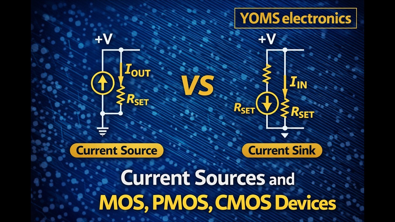 Current Sources vs Current Sinks Explained | Analog Design Fundamentals