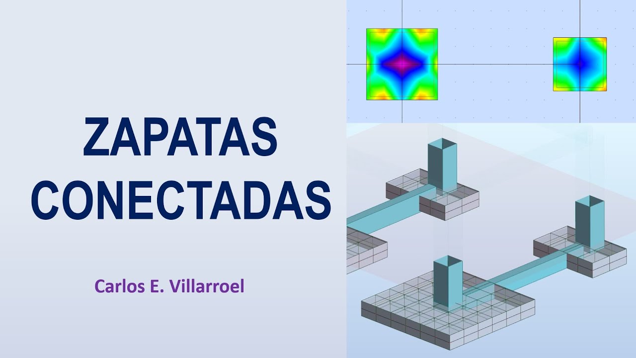 ROBOT STRUCTURAL - TUTORIAL 56 Zapatas Conectadas (Strap footing)