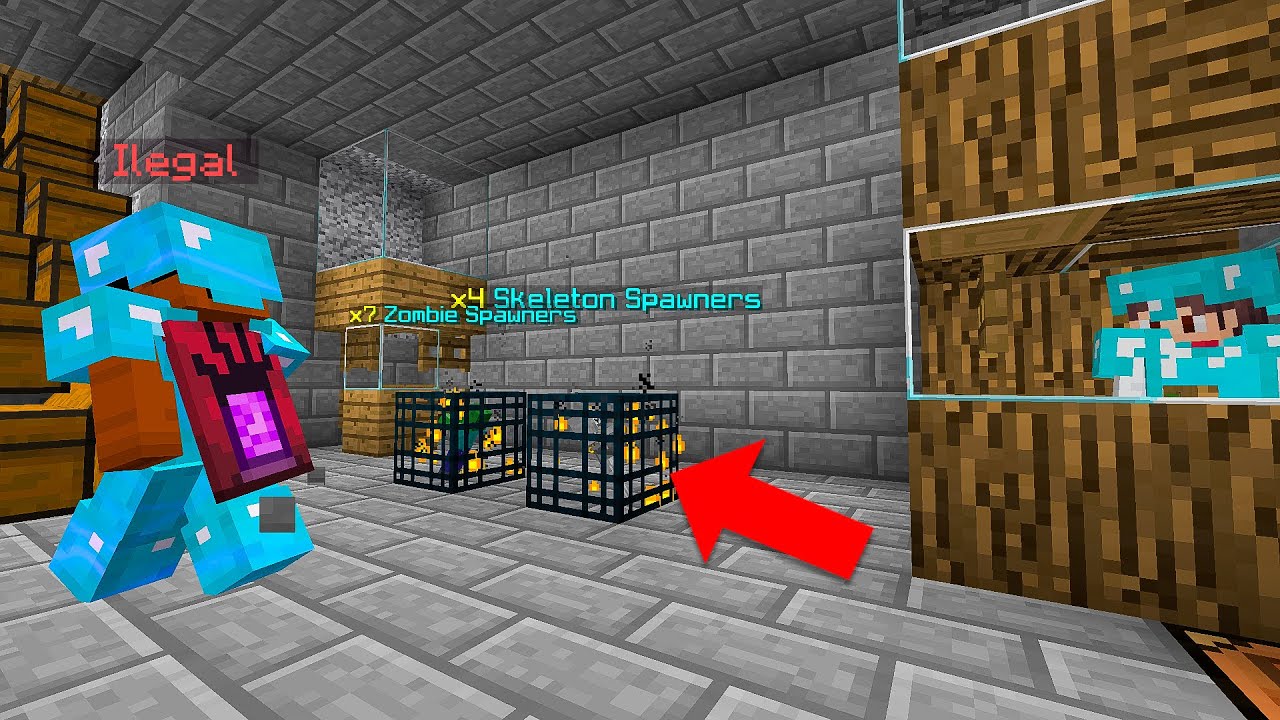 CONTRATADO para DESTRUIR un CLAN con ITEMS ILEGALES  en Minecraft