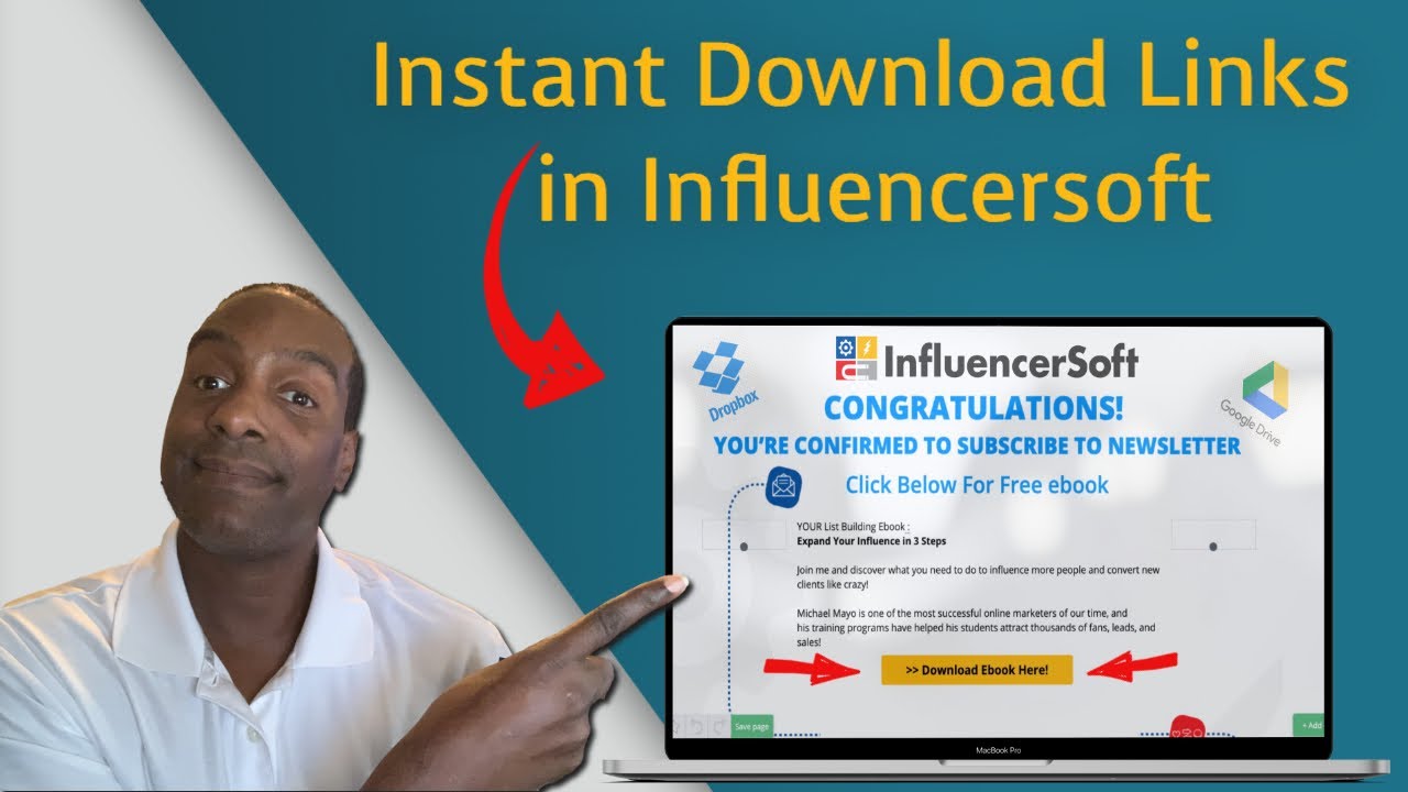 How to Create An Instant Downloaded Button in Influencersoft