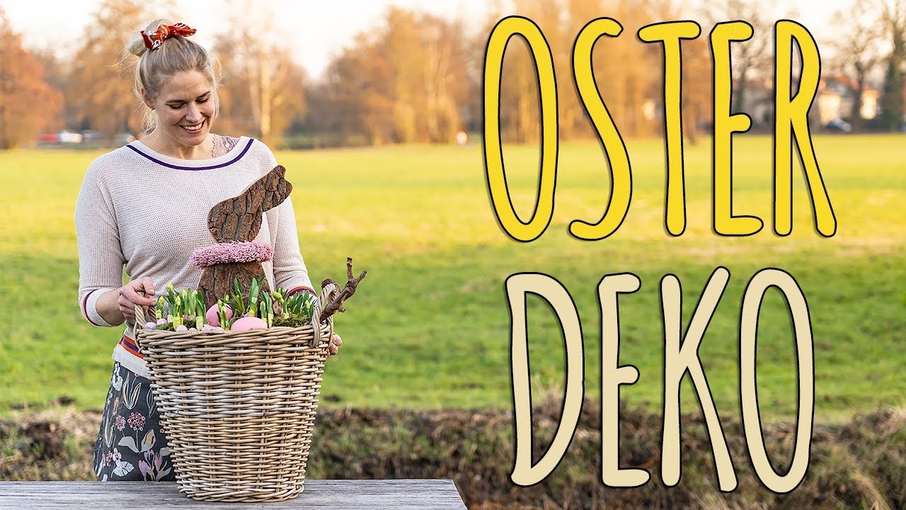 FRÜHLINGSDEKO FÜR AUßEN MIT OSTERLICHEN TOUCH - DIY