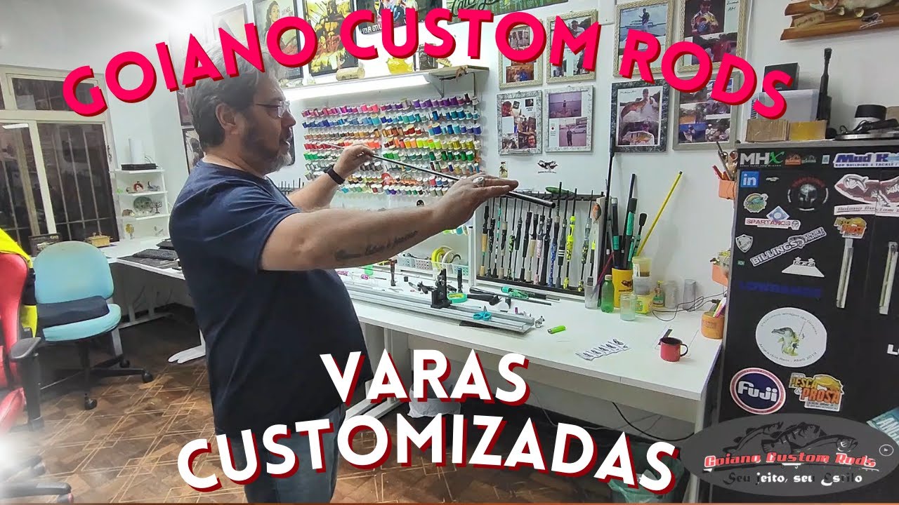 GOIANO CUSTOM RODS, conheça sobre varas de pesca customizadas