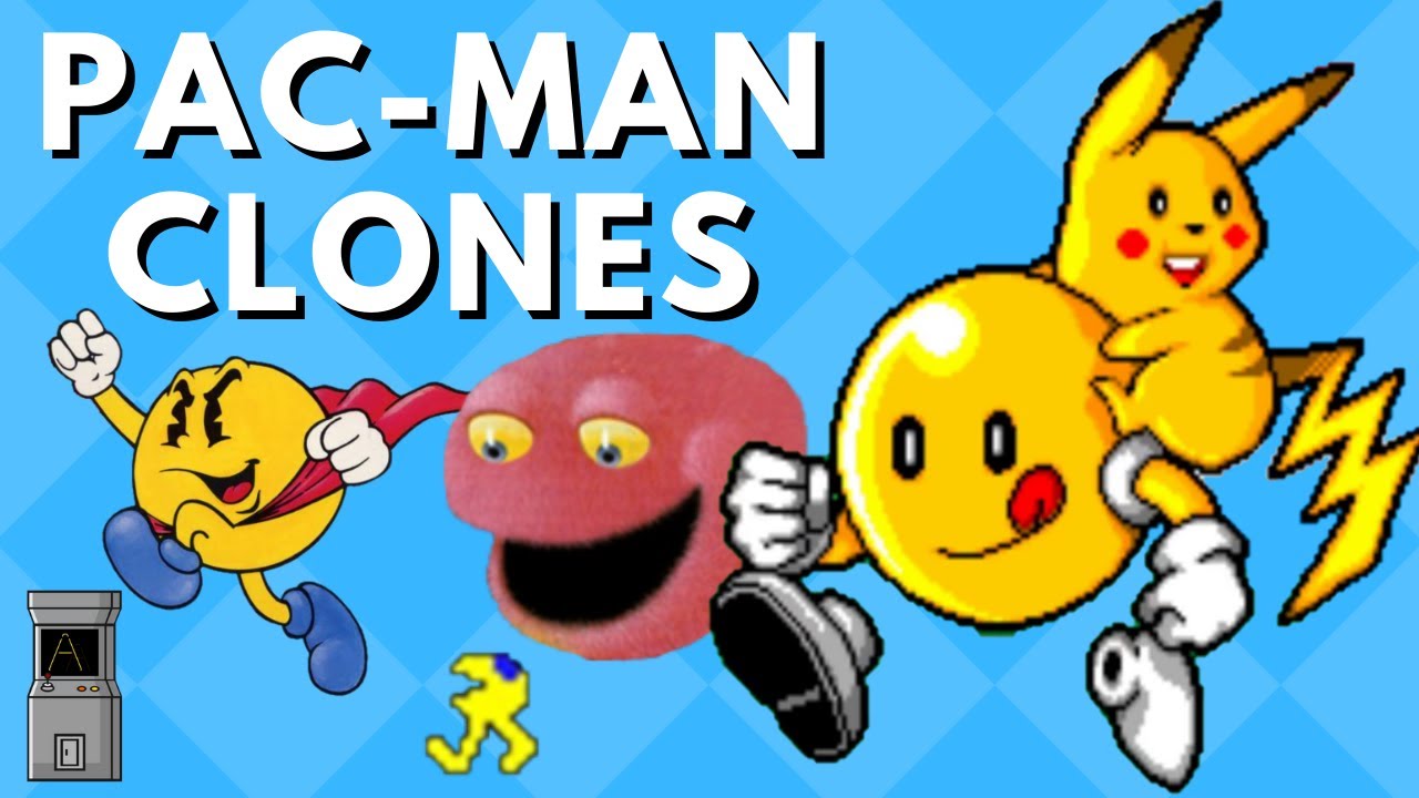 Безумно похожие клоны, подделки и пиратские копии Pac-Man | Клоны аркадных игр, часть 1