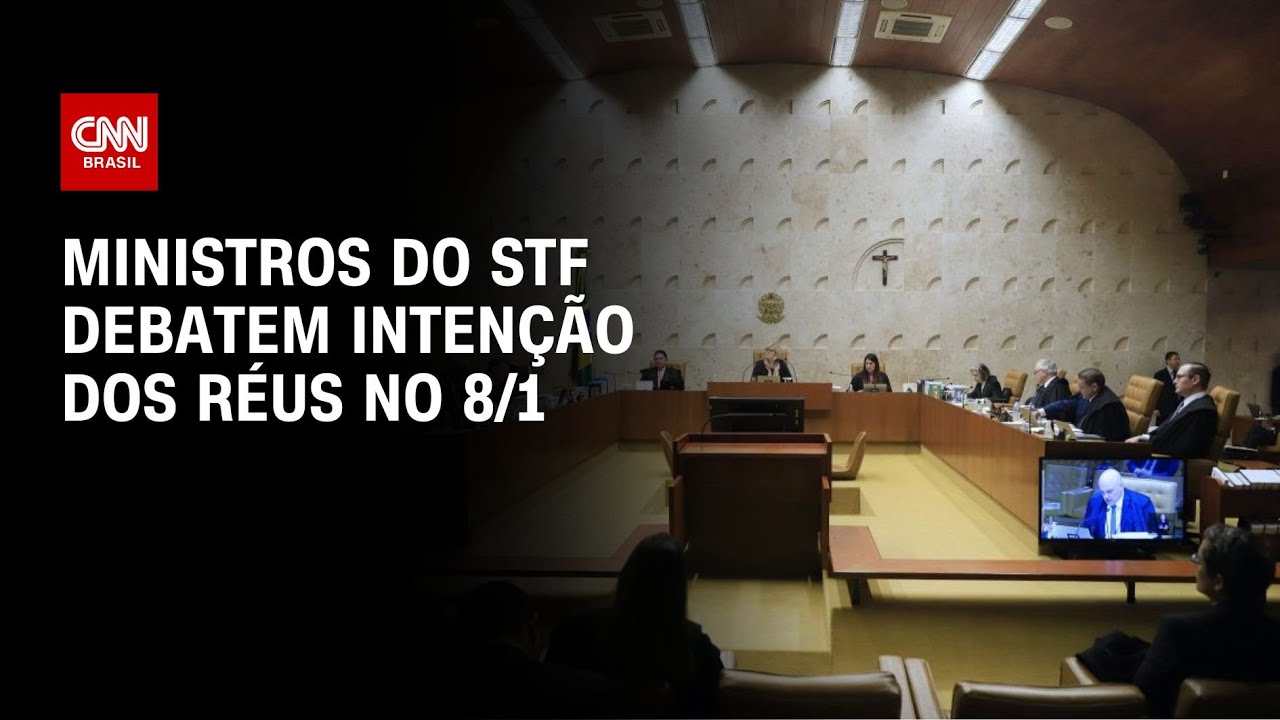 Ministros do STF debatem intenção dos réus no 8/1 | LIVE CNN
