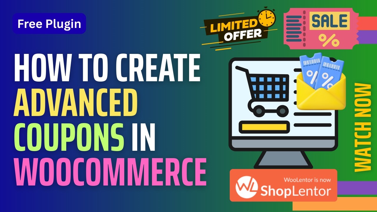 Как создавать сложные купоны в WooCommerce | Бесплатный плагин ShopLentor