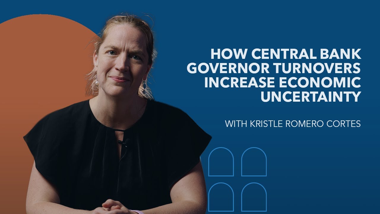 How central bank governor turnovers increase economic uncertainty (Kristle Romero Cortes) #FBFpills