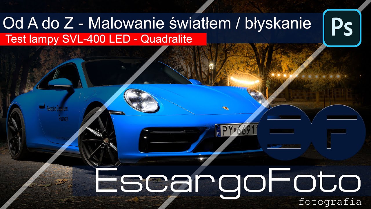 Od A do Z - Malowanie światłem / błyskanie - test Quadralite SVL-400 LED