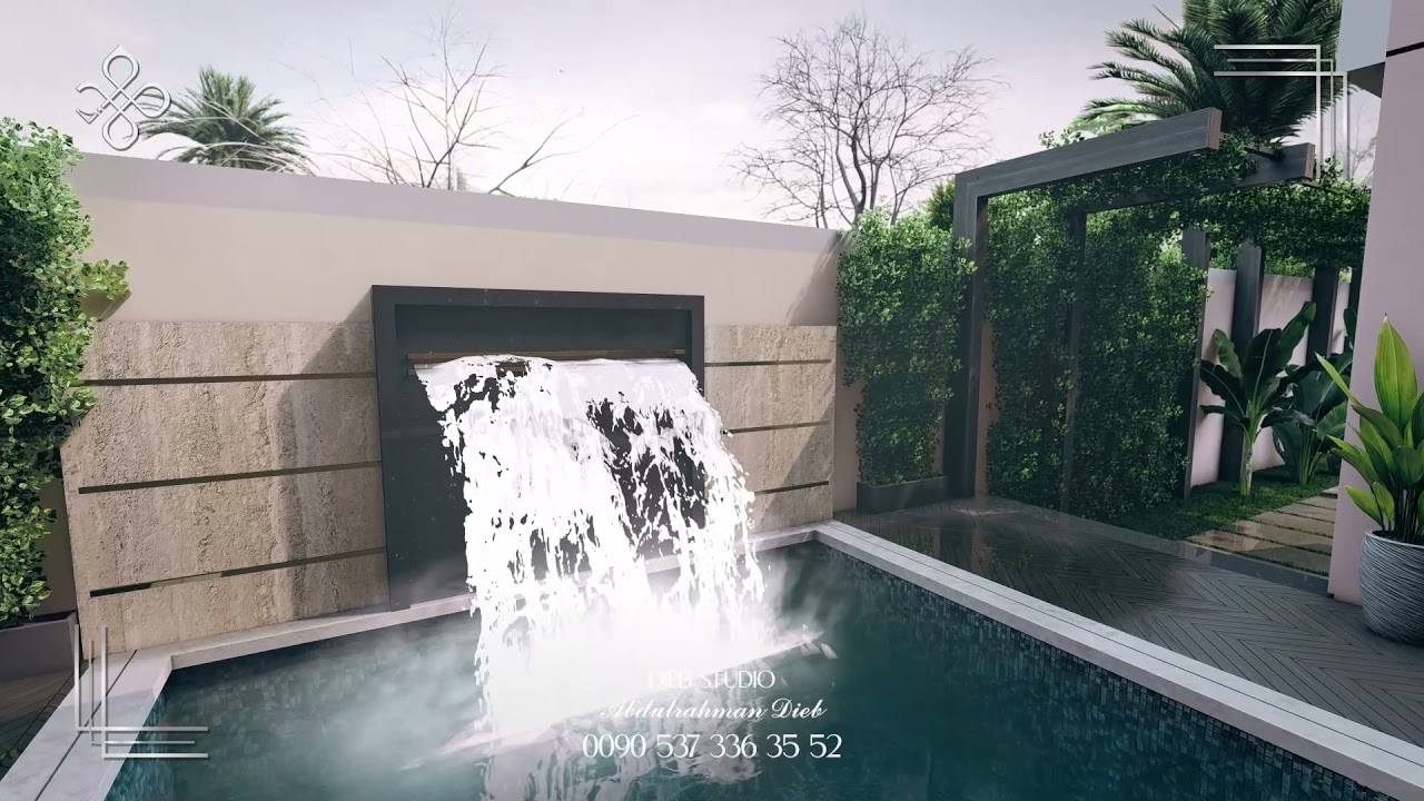 فيلا مودرن راقية مع حديقة سطح رائعة  - Modern luxury villa with a wonderful  rooftop garden