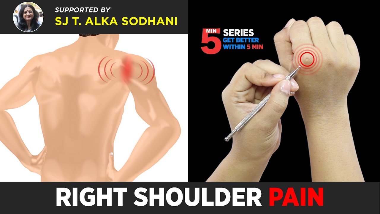 SJ T ALKA SODHANI Sujok Treatment for right shoulder pain,😖🔥🔥🔥