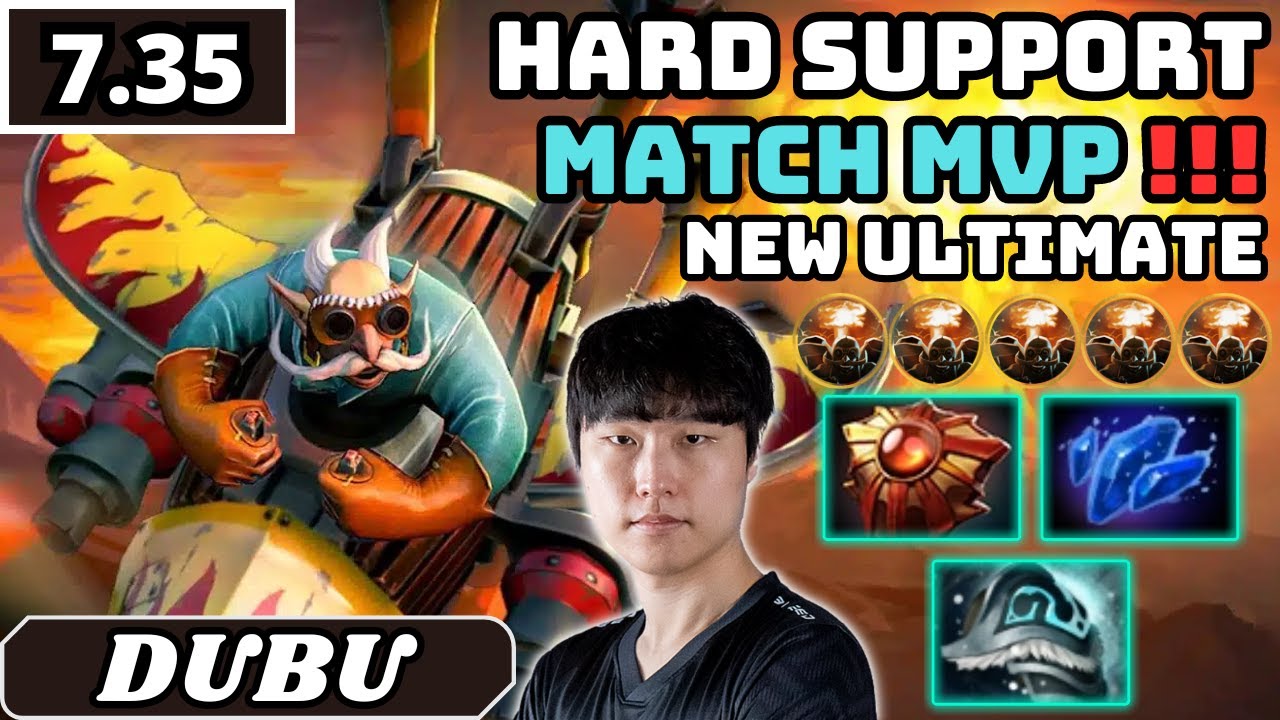 7.35 - DuBu Gyrocopter Hard Support Gameplay MATCH MVP - Dota 2 Full Match Gameplay