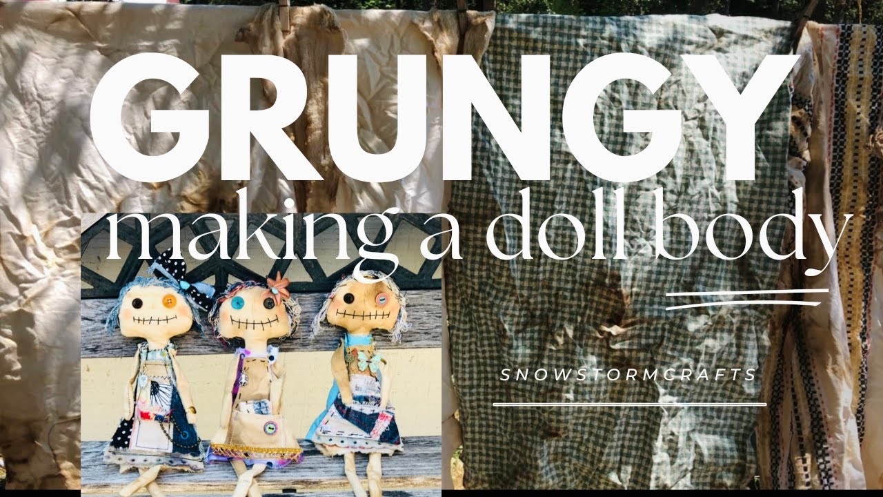 Junky Grungy Grammy Dolls how to assemble the body pt.1