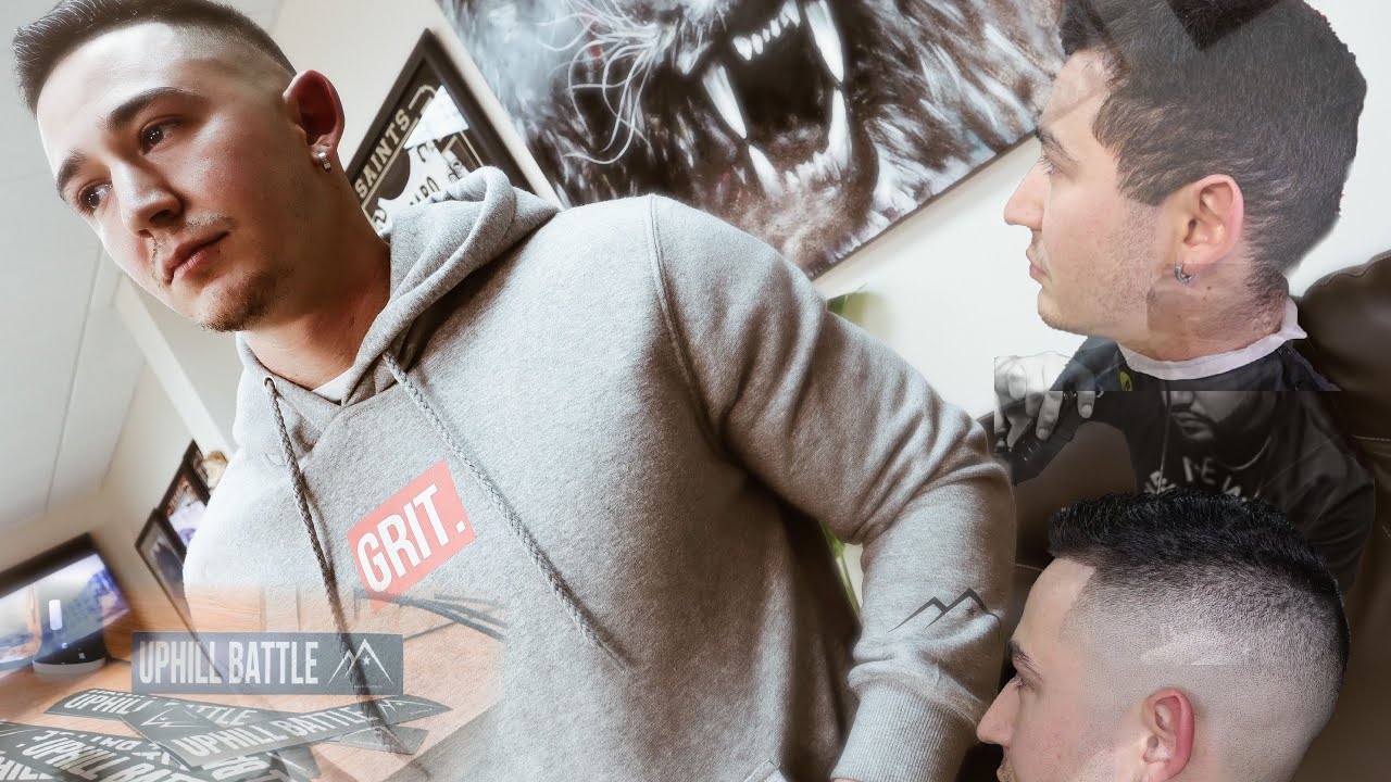 TRANSFORMATION CUT WITH 💪🏽UPHILL BATTLE X TR&Eacute; THE BARBER 💈