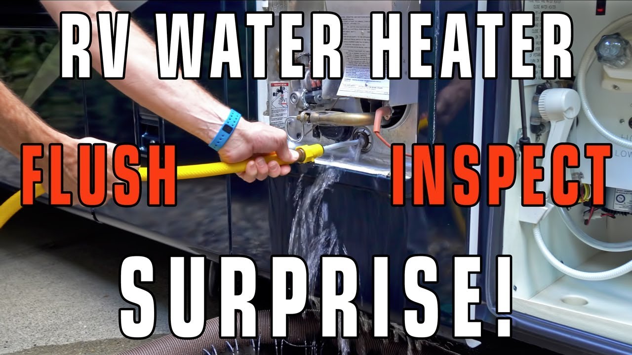 СЮРПРИЗ по промывке и осмотру водонагревателя для автодома!