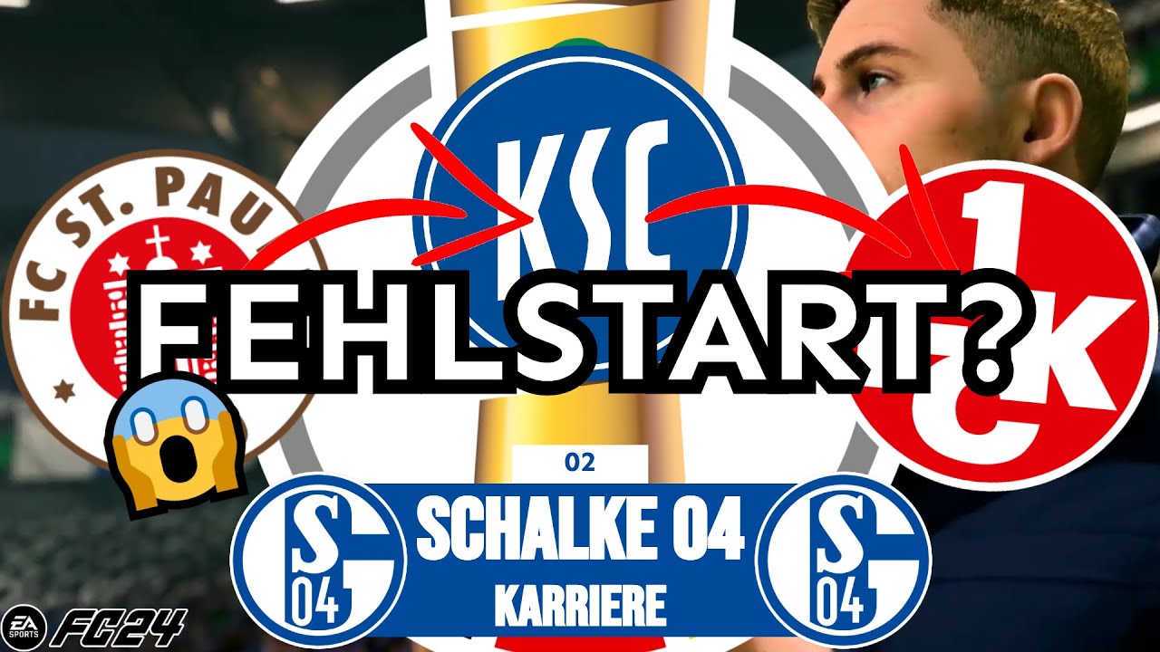 KOPMLETTER FEHLSTART? 😱😳🥶 Schalke Karriere #02 | EA FC 24