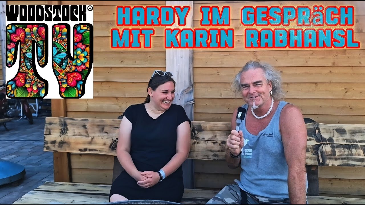 Hardy im Gespräch mit Karin Rabhansl