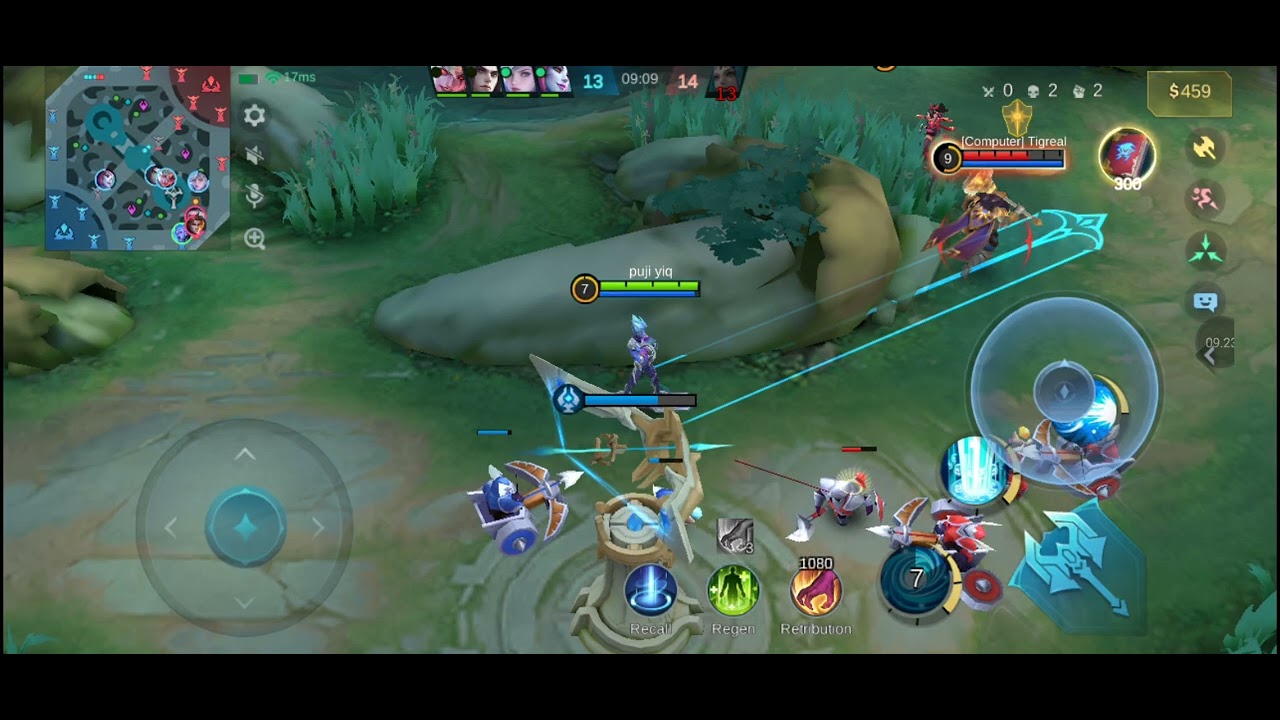 GORD,SELENA,LEOMORD,DYRROTH,MIYA VS COMPUTER KITA MENANG 