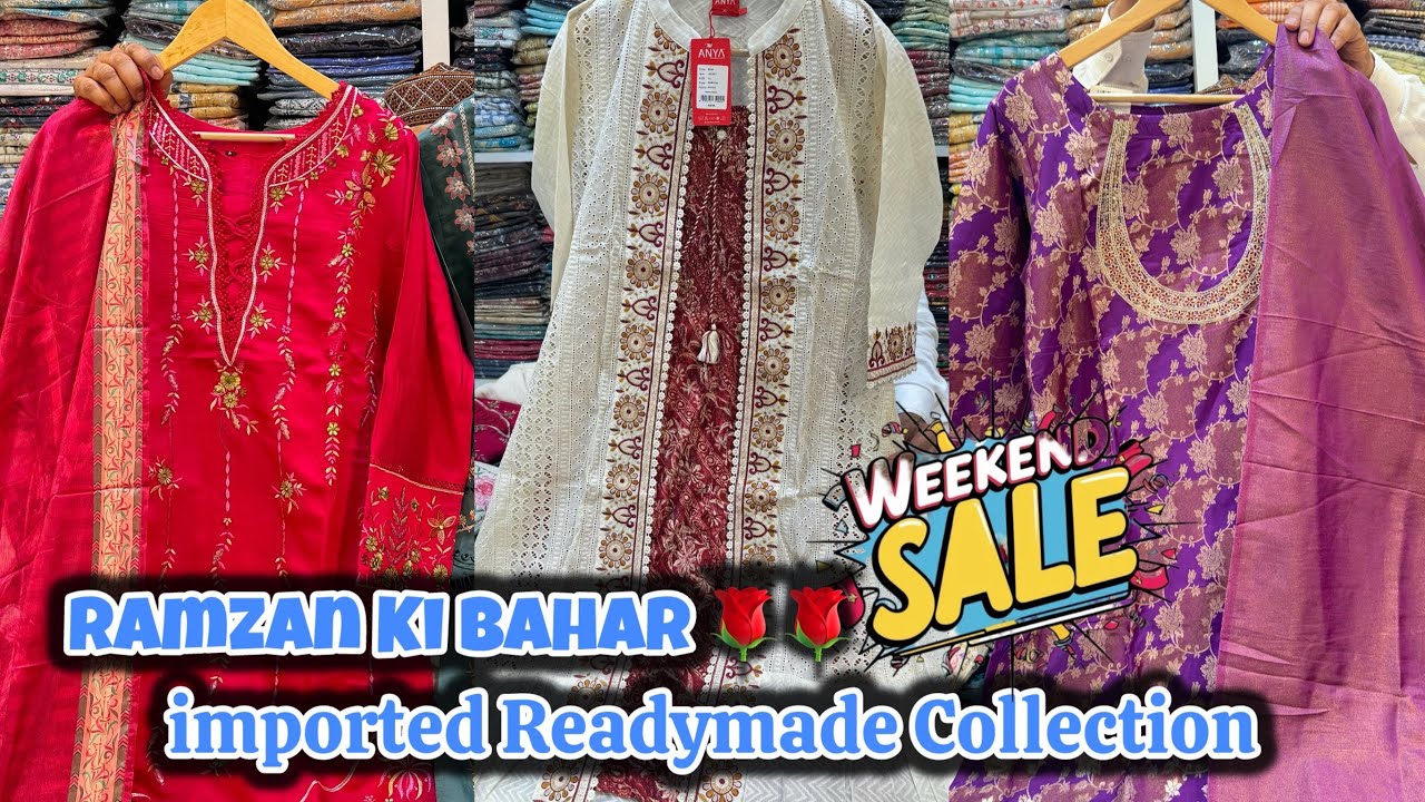 RAMZAN KI BAHAR || Imported Quality Fabrics Readymade Suits Collection “ Most Viral Showroom Hyd 