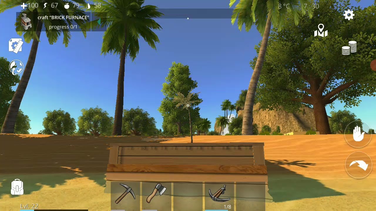 First Plant Meter Survive is Reality प्रथम पौधा महत्व Oceane is Home Survival island Gameplay Short