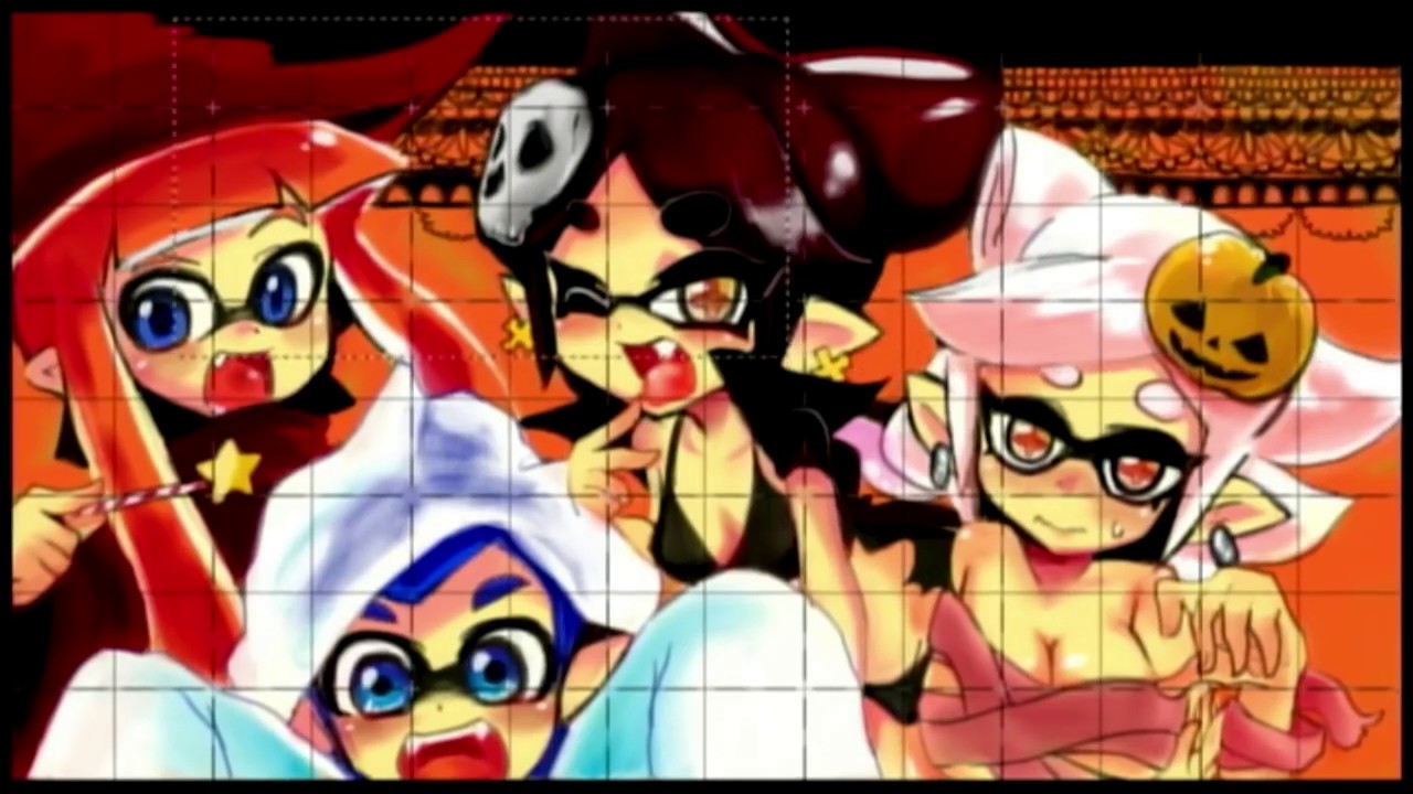 絵心教室　スプラトゥーン ハロウィン絵【描いてみた】