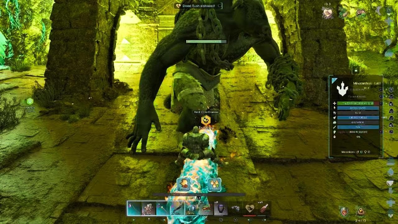 ARK ASA Minotarchos Solo Pyromane