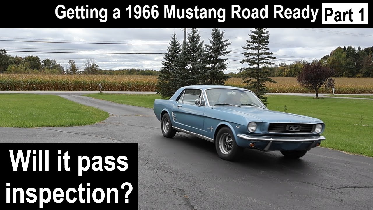 Getting a '66 Mustang Road Ready | Part 1 | Man About Home #mustang #ford #inspection #1966