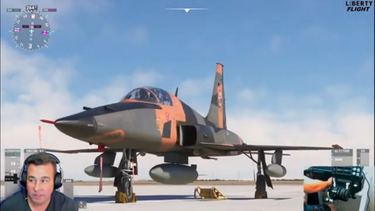 Первый взгляд на самолет TIGER F-5 от DEIMOS-INC! - MSFS.