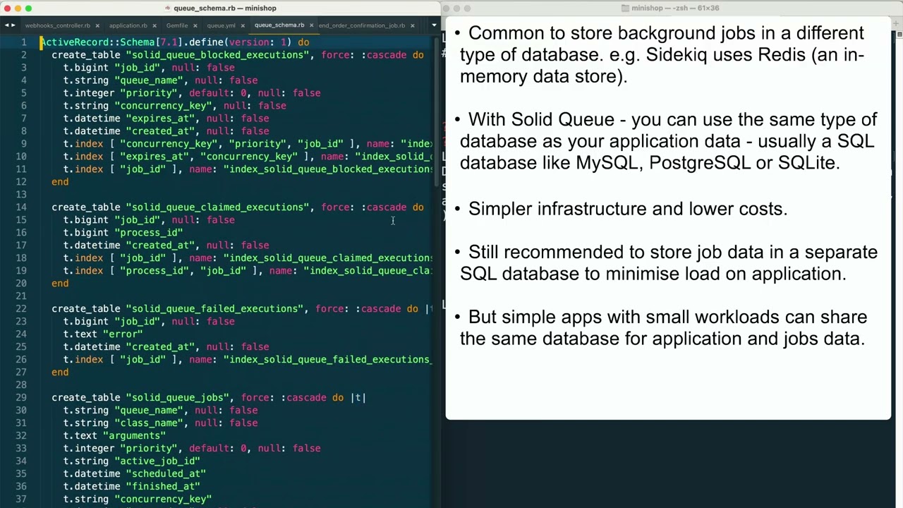 How to use Rails Active Job with Solid Queue for background jobs