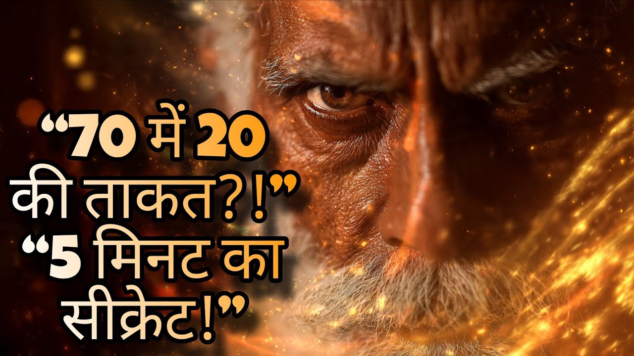 🔥 “70 की उम्र में भी 20 की फुर्ती! 5 मिनट का प्राचीन चीनी ऊर्जा रहस्य जो बुढ़ापा पलट दे!”