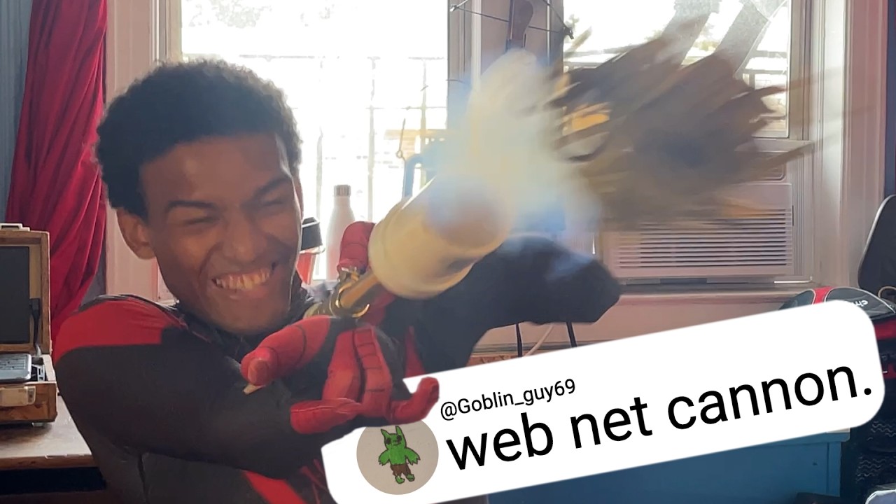 I built your crazy spider-man inventions