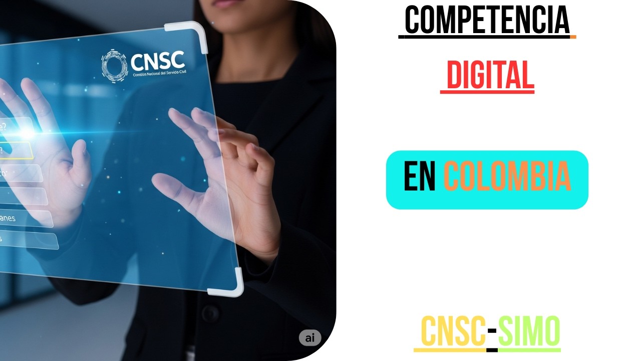 🧐COMPETENCIAS DIGITALES - FUNDAMENTAL EN LA POLITICA COLOMBIANA