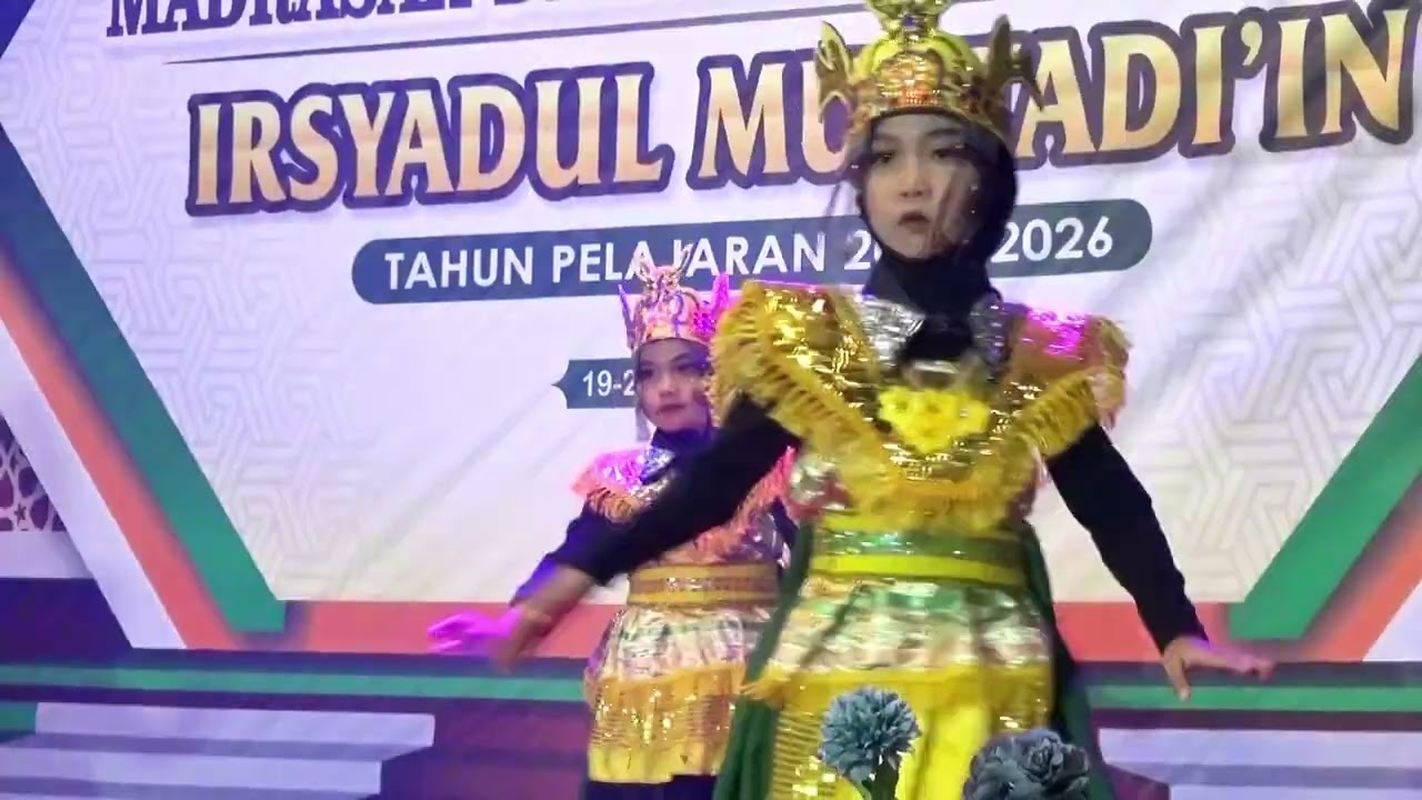 TARI KREASI PARIS BERANTAI DAN NIRMALA || PENTAS SENI HAFLAH AKHIRUSSANAH MADIN IRSYADUL MUBTADI'IN