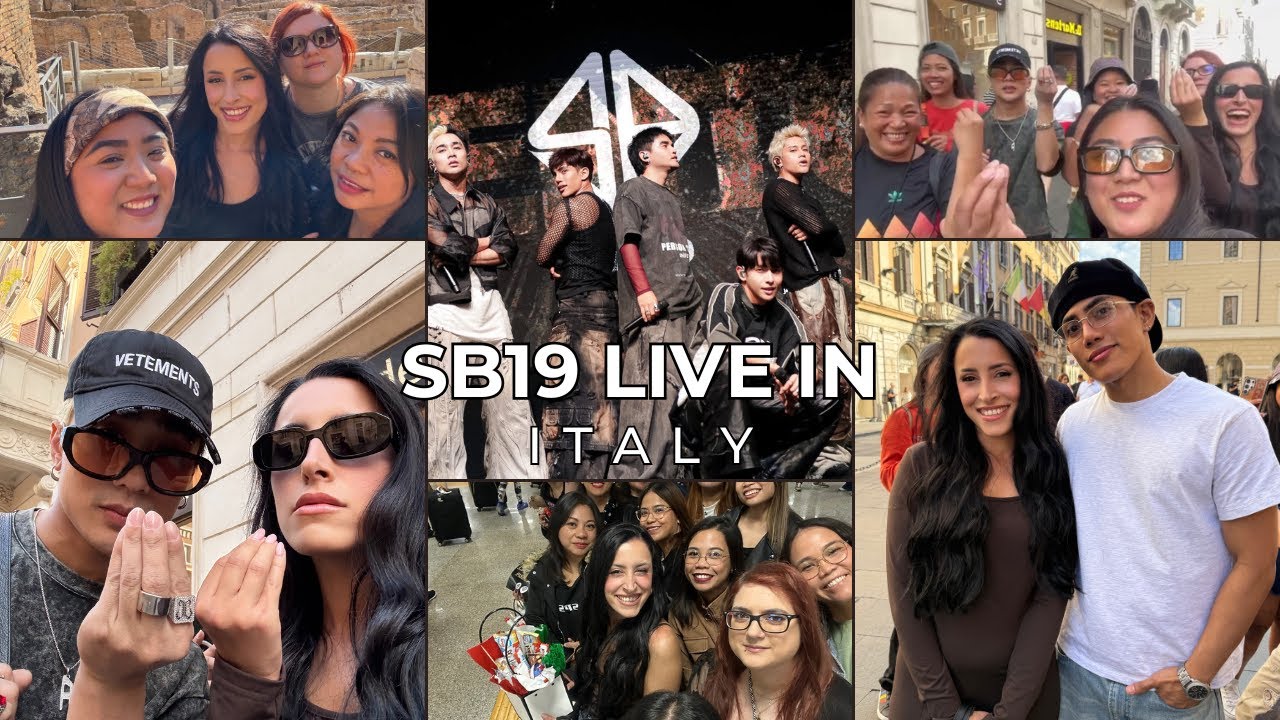 SB19 впервые выступили в Италии (НАКОНЕЦ-ТО!) | Видеоблог Sama Sa Roma 2025