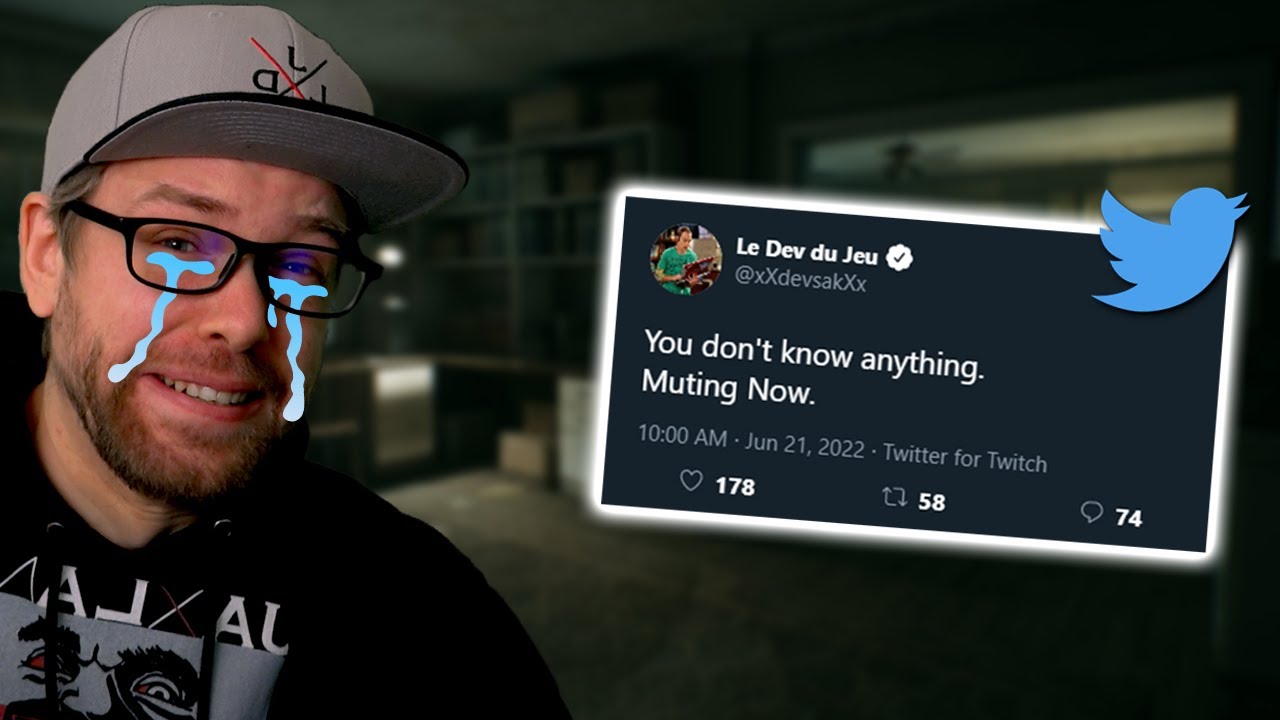 JE ME FAIS CLASHER PAR LE DEV DU JEU SUR TWITTER | Forgotten Tapes - Consume FR