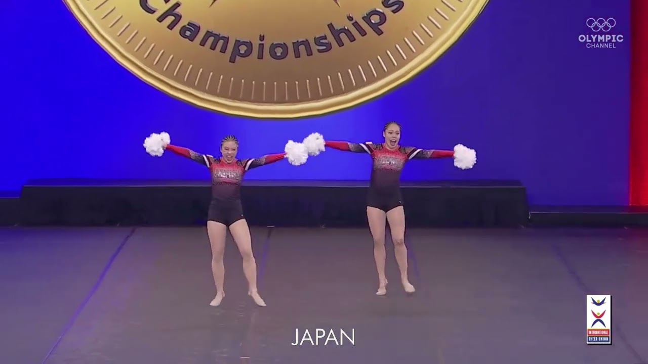 2023 ICU Worlds Pom Doubles - Team Japan