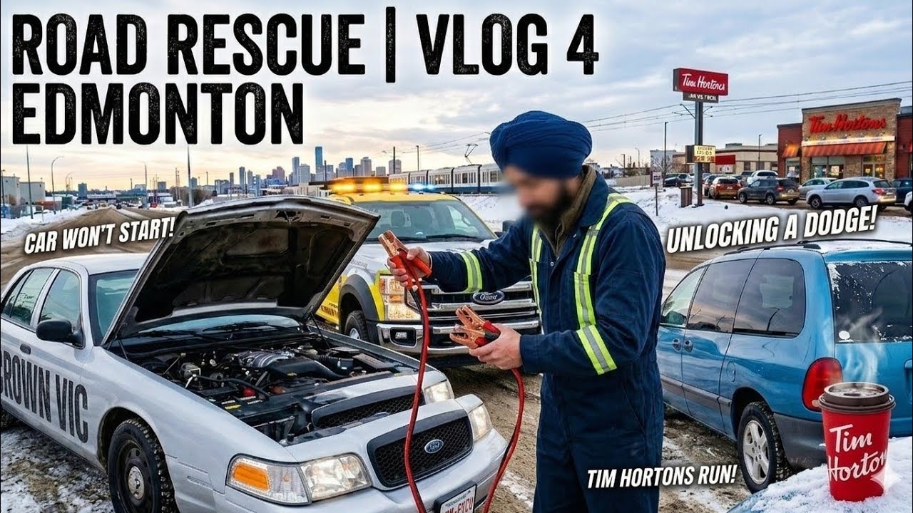 Starting a 2005 Crown Vic & Unlocking a Dodge | Edmonton Roadside Vlog 4 