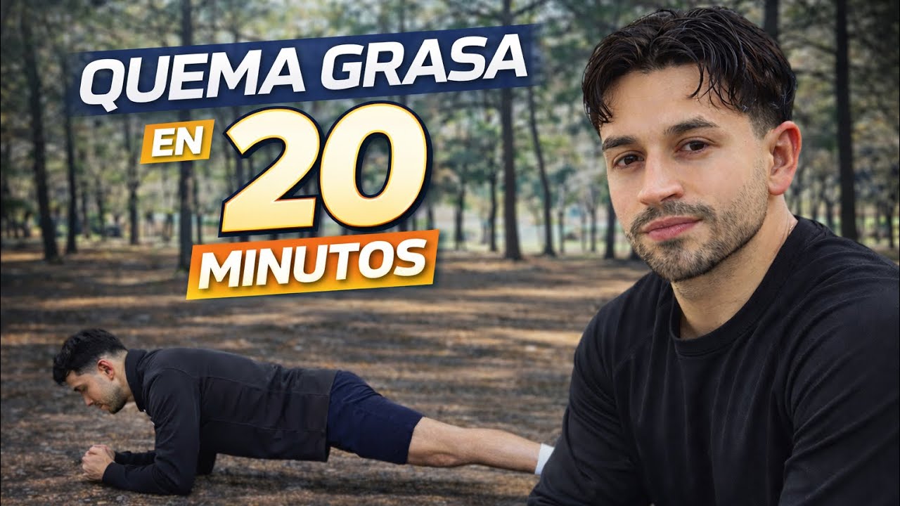SOLO 20 minutos | Quema grasa rutina cuerpo completo Entrena en casa · Sin material · Nivel medio