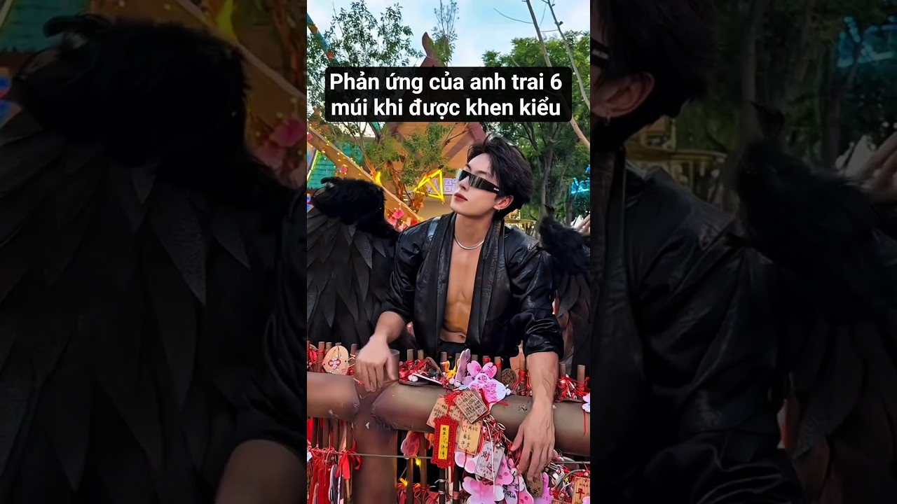 Phản ứng của anh trai 6 m&uacute;i khi được khen kiểu #m&ecirc;traiđẹp #short #muscle #handsome #traidep #boy