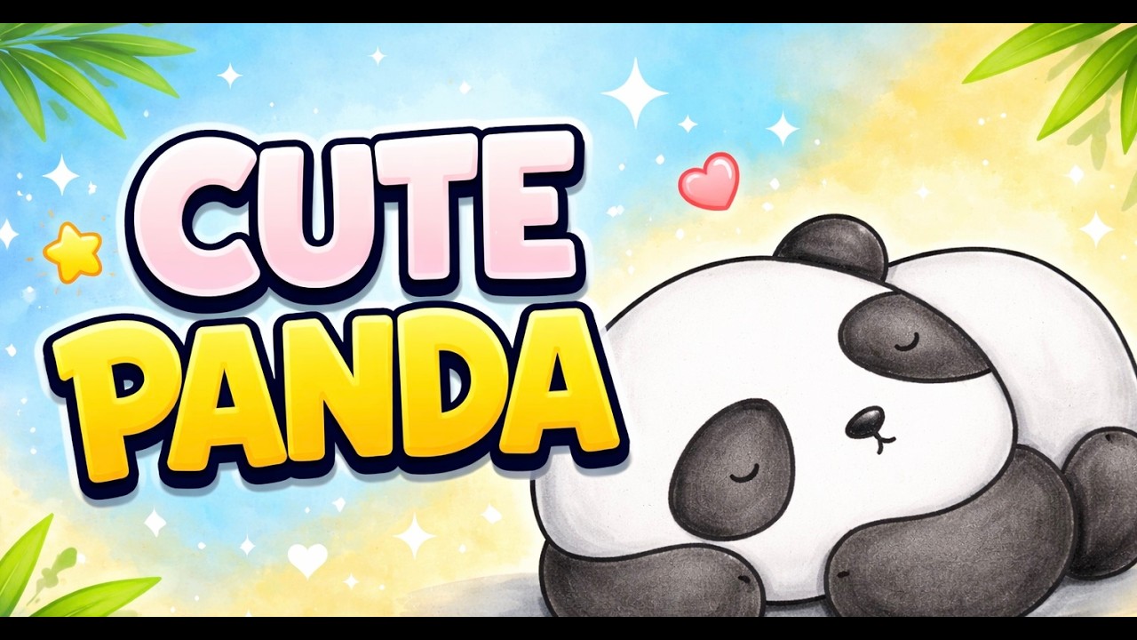 HOW TO DRAW A CUTE PANDA | EASY DRAWING