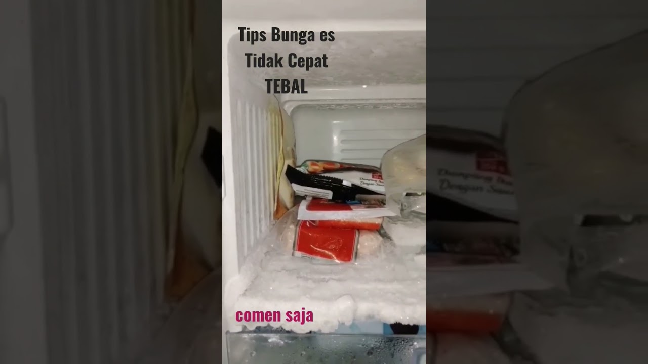 TIPS BUNGA ES TIDAK CEPAT TEBAL