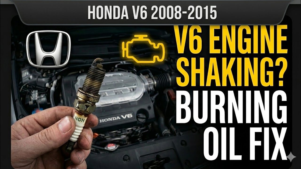Honda V6 Engine Shaking? Why Your V6 Is Burning Oil